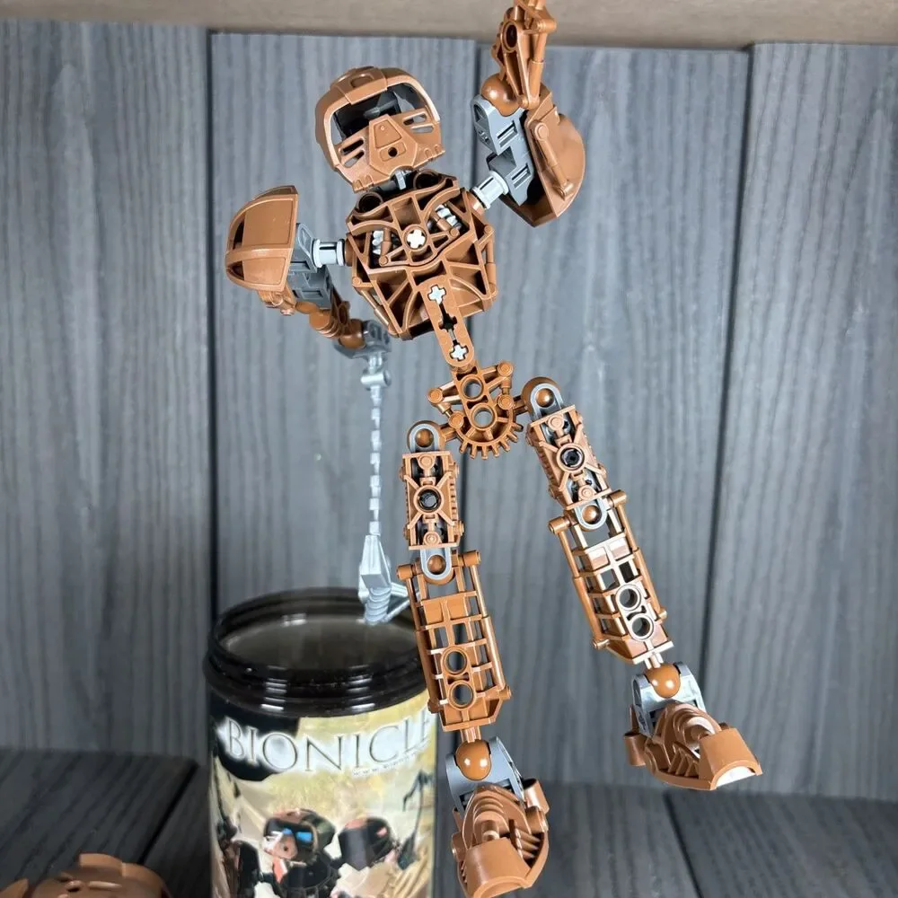 LEGO BIONICLE: Toa Onwea (8604) Toa Onewa Complete- W/ Canister & MANUAL
